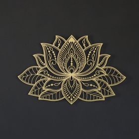 CIFbuy Zen Mandala Lotus Aluminum Wall Art Holiday Gift Home Decor(TikTok, Temu Pick-up Service)
