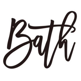 CIFbuy Vintage Rustic Bathroom Sign Letter Decor Modern Black Wall Hanging Home House Gift(TikTok, Temu Pick-up Service)